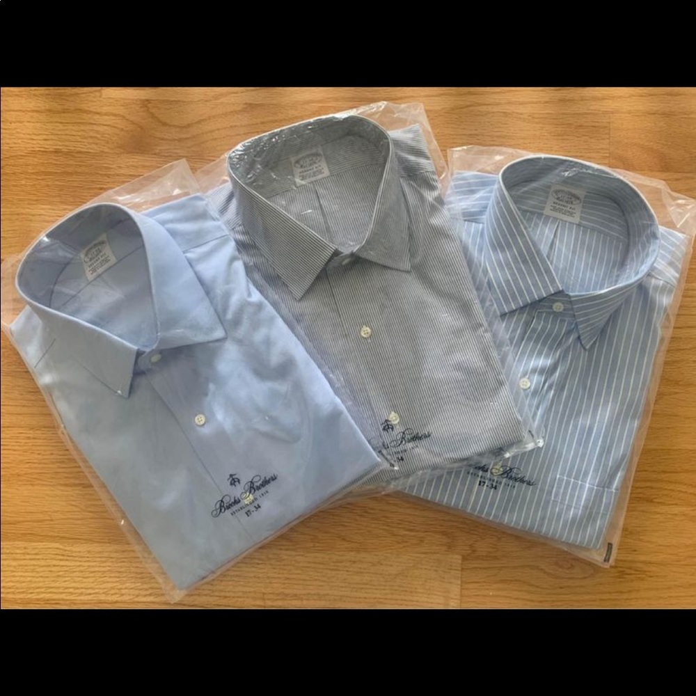 Set of 3 Brooks Brothers Regent Fit Dress Shirts